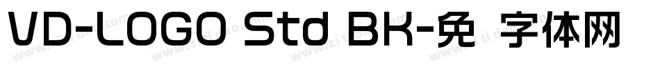 VD-LOGO Std BK字体转换